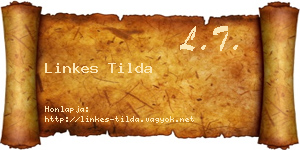 Linkes Tilda névjegykártya